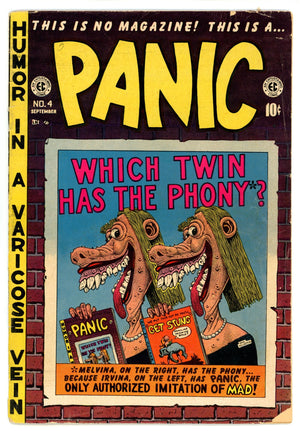 Panic 4 VG+ (4.5) (1954) 