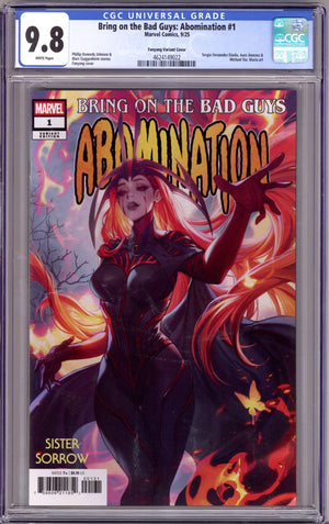 Bring on the Bad Guys: Abomination 1 CGC 9.8 (NM/M) (2025) Fanyang Variant