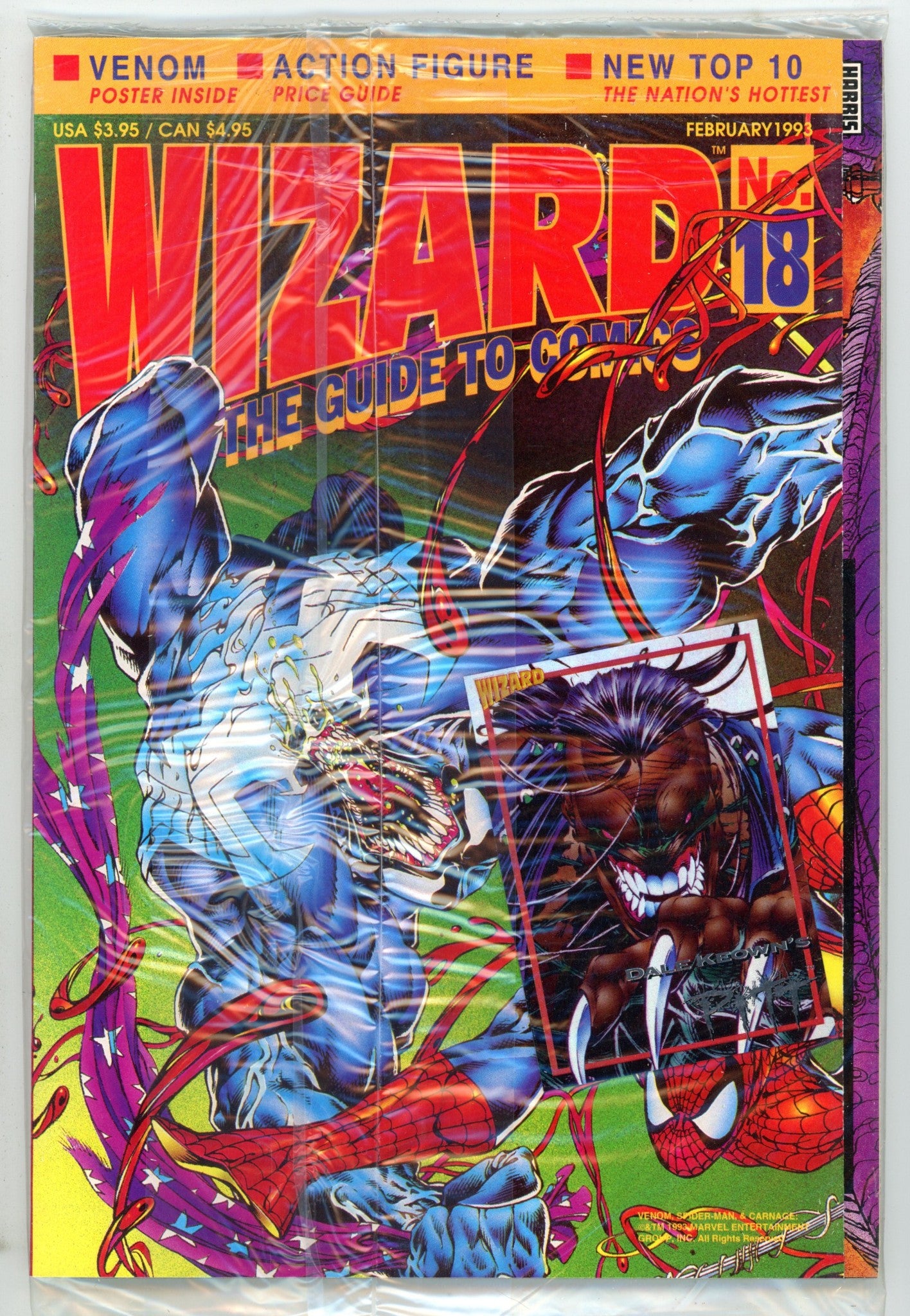 Wizard: The Comics Magazine 18 New, Sealed (1993) 