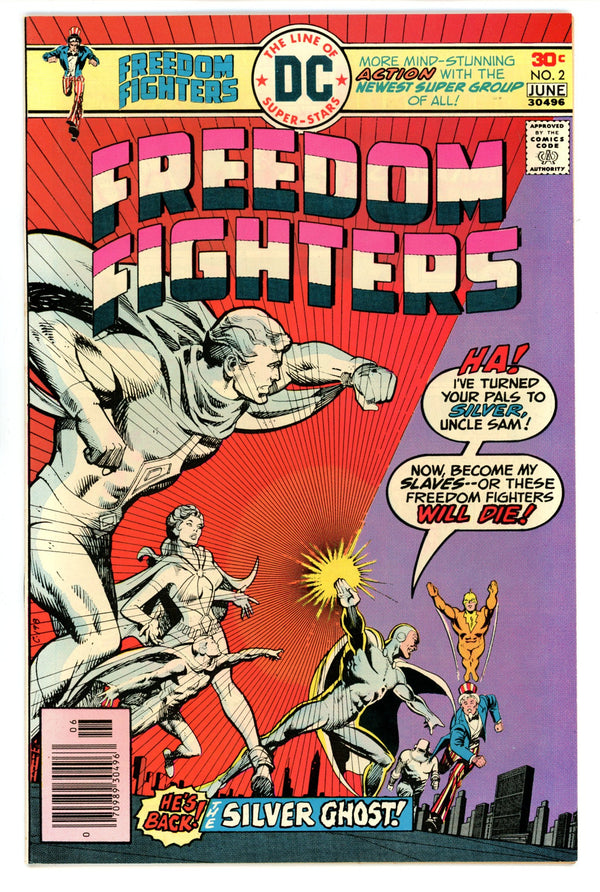 Freedom Fighters Vol 1 2 NM- (9.2) (1976)