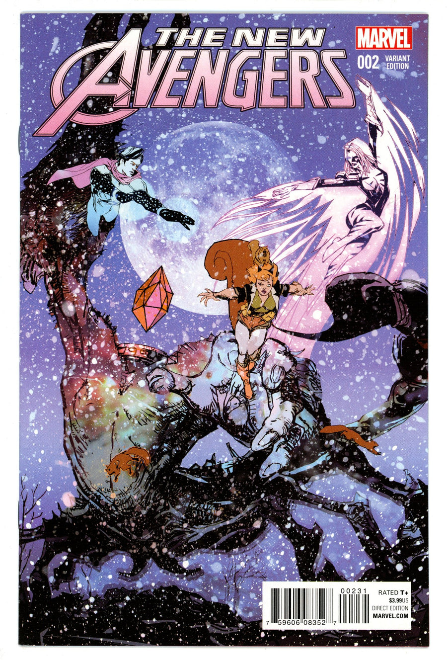 New Avengers Vol 2 2 High Grade (2015) Sienkiewicz Incentive Variant 