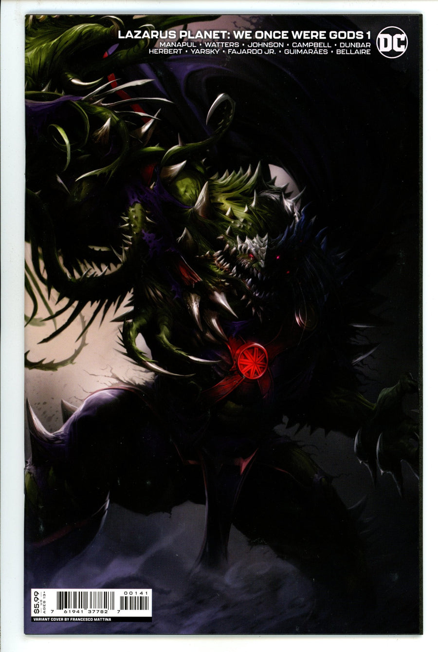 Lazarus Planet: We Once Were Gods 1 High Grade (2023) Mattina Variant 