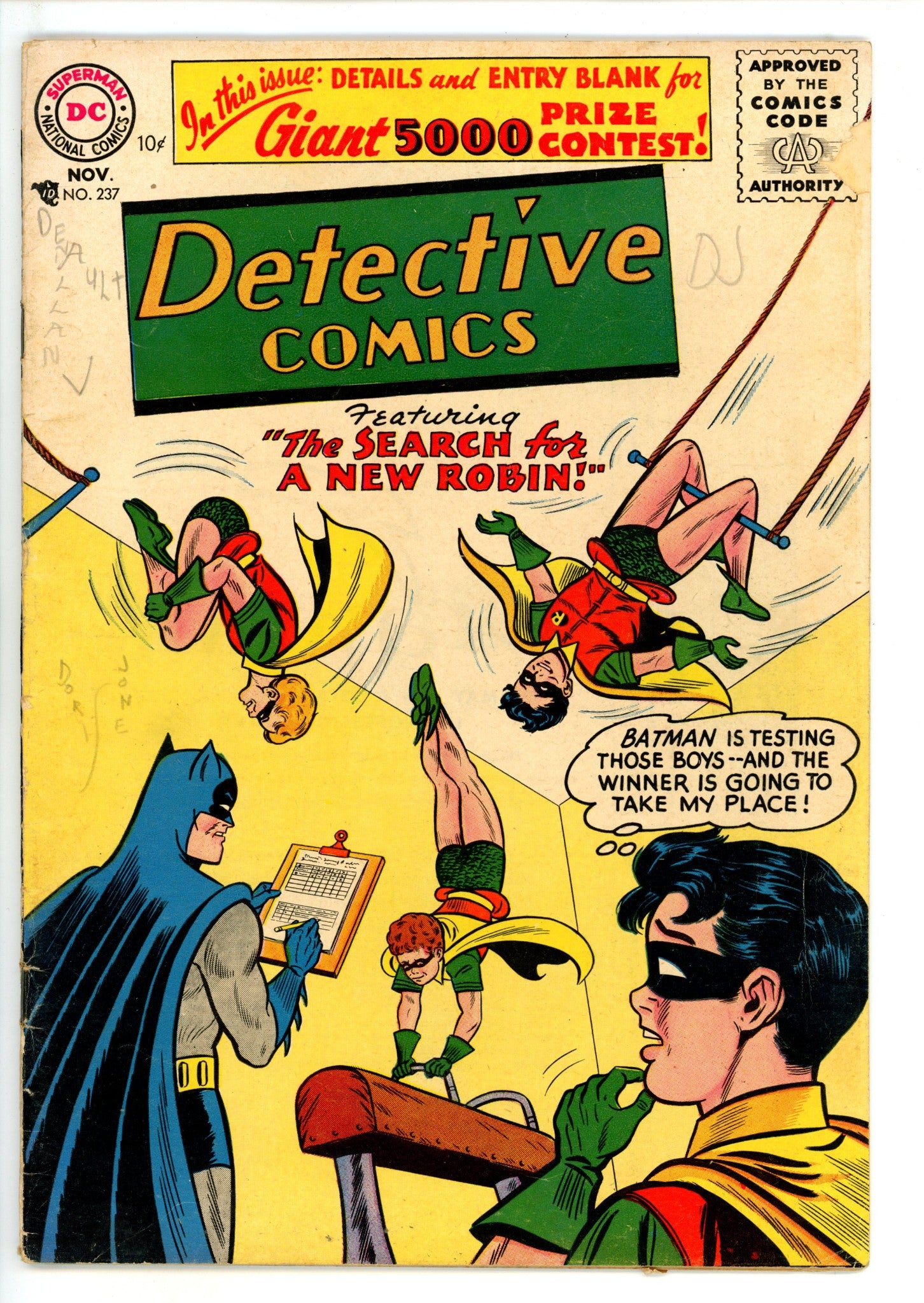 Detective Comics Vol 1 237 VG+ (4.5) (1956) 