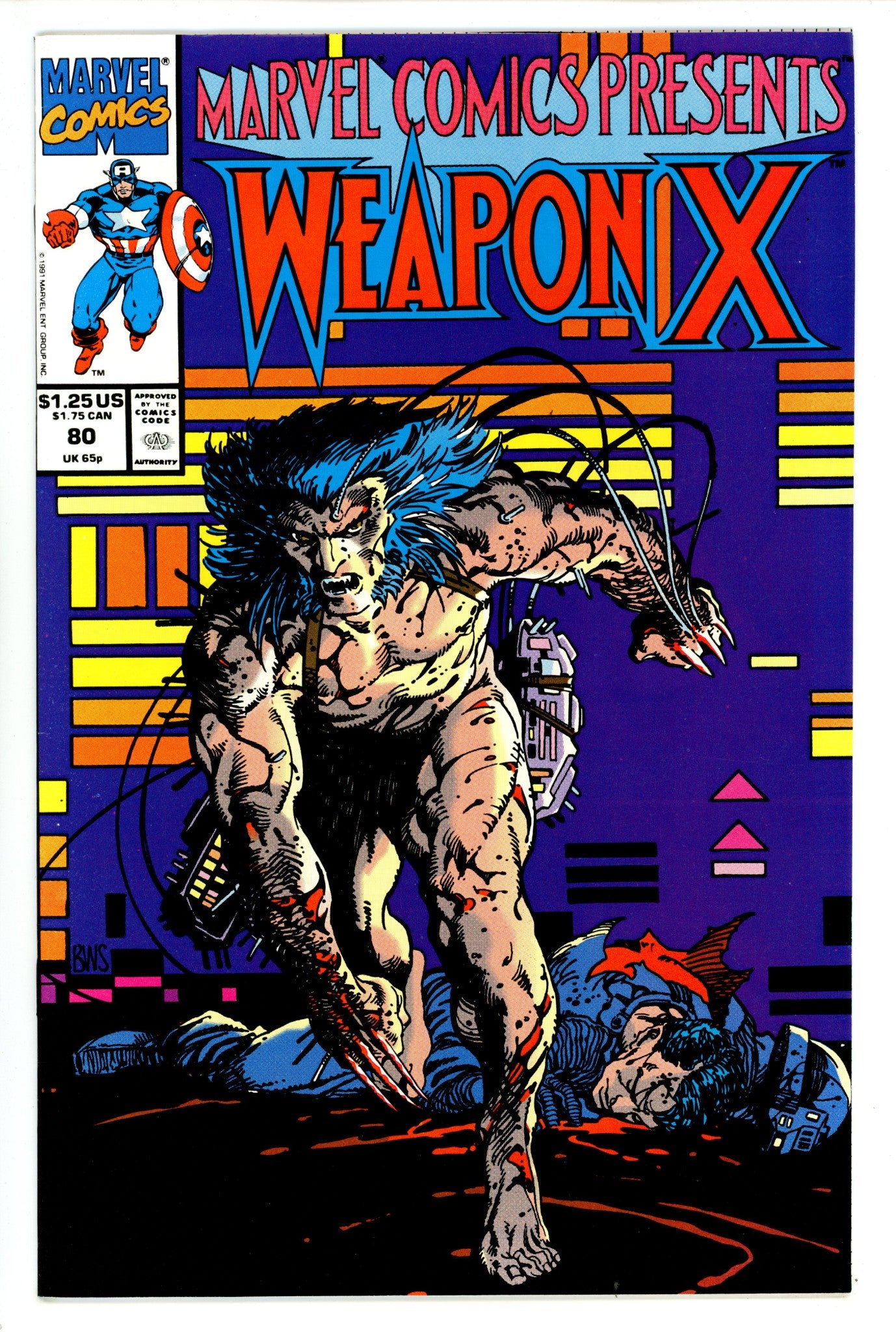 Marvel Comics Presents Vol 1 80 VF+ (8.5) (1991) 