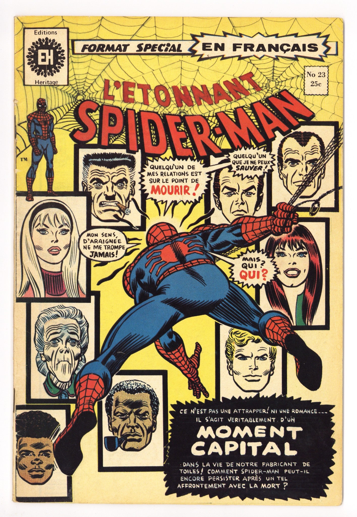 L'Etonnant Spider-Man 23 VG+ (4.5) Amazing Spider-Man #121 (1973) 