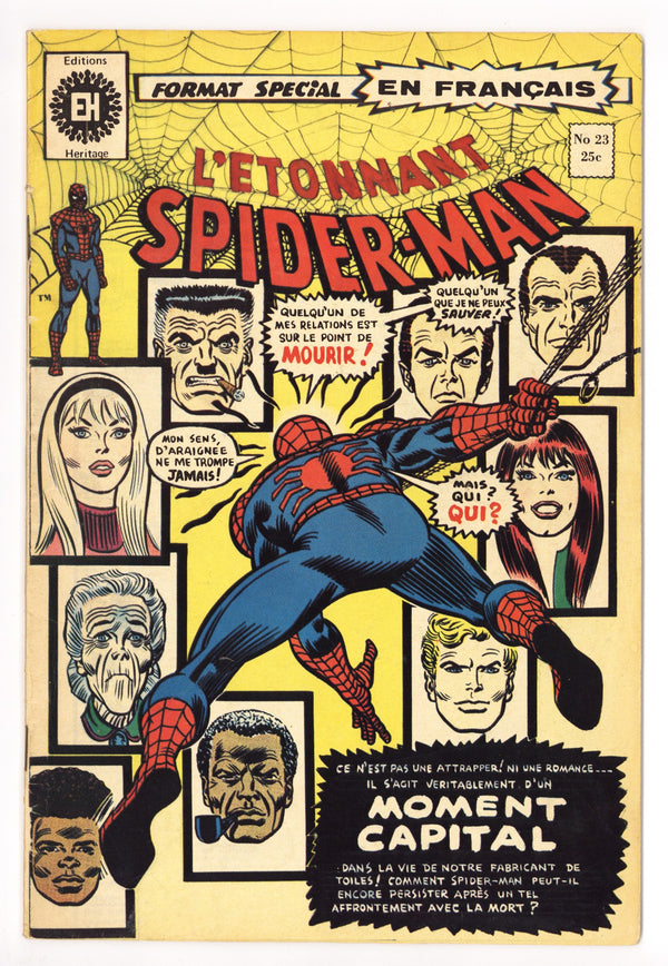 L'Etonnant Spider-Man 23 VG+ (4.5) Amazing Spider-Man #121 (1973)