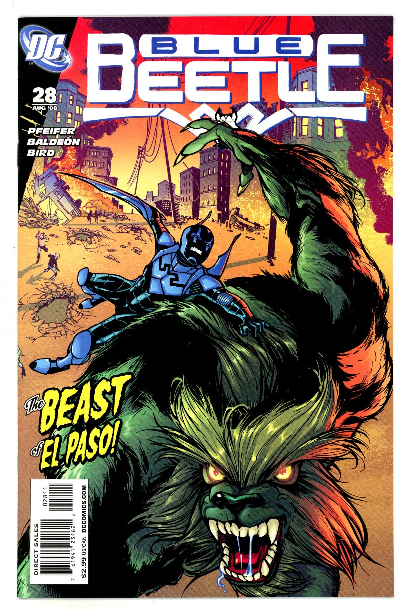 The Blue Beetle Vol 8 28 High Grade (2008) 