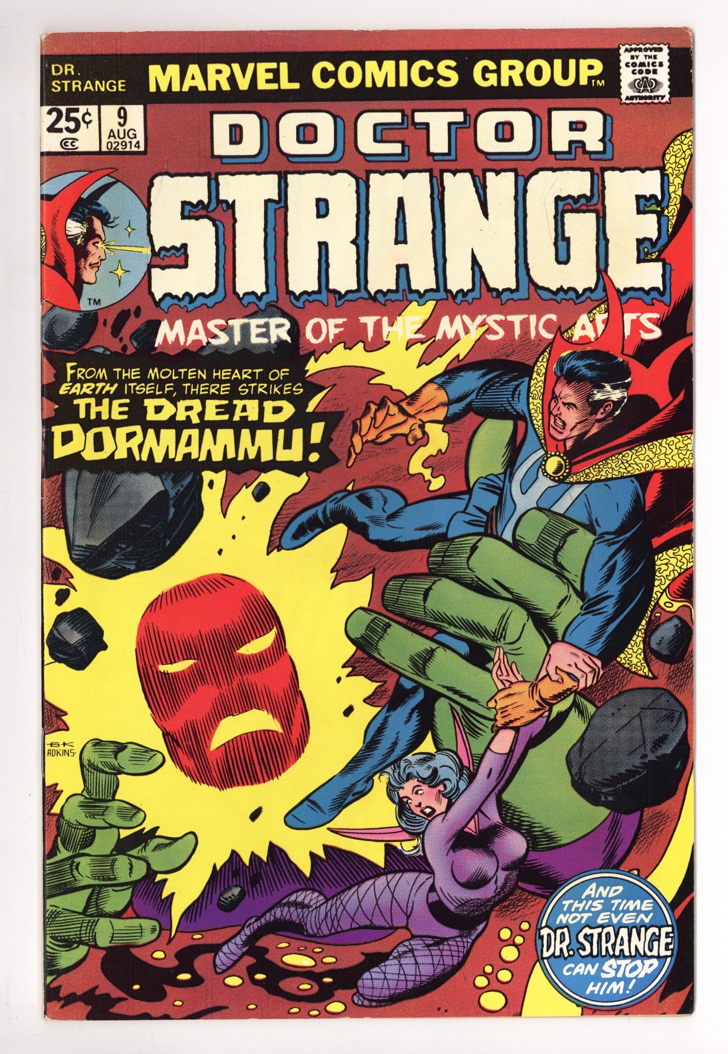 Doctor Strange Vol 2 9 VF- (7.5) (1975) 