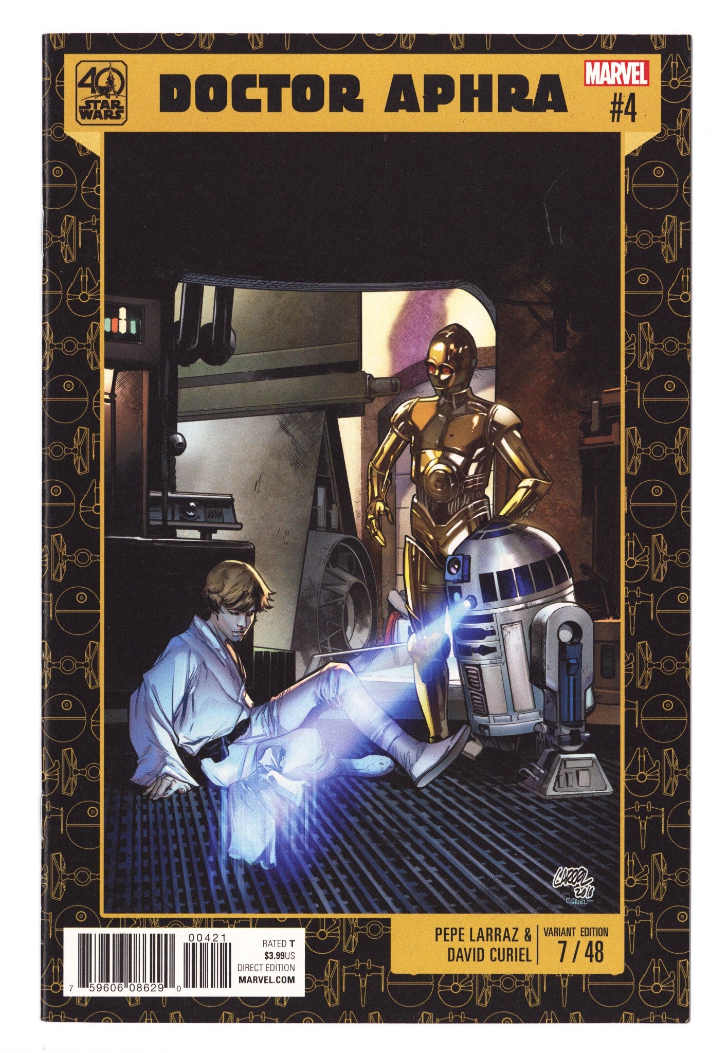 Doctor Aphra Vol 1 4  VF (8.0)   (2017) Larraz     Variant  