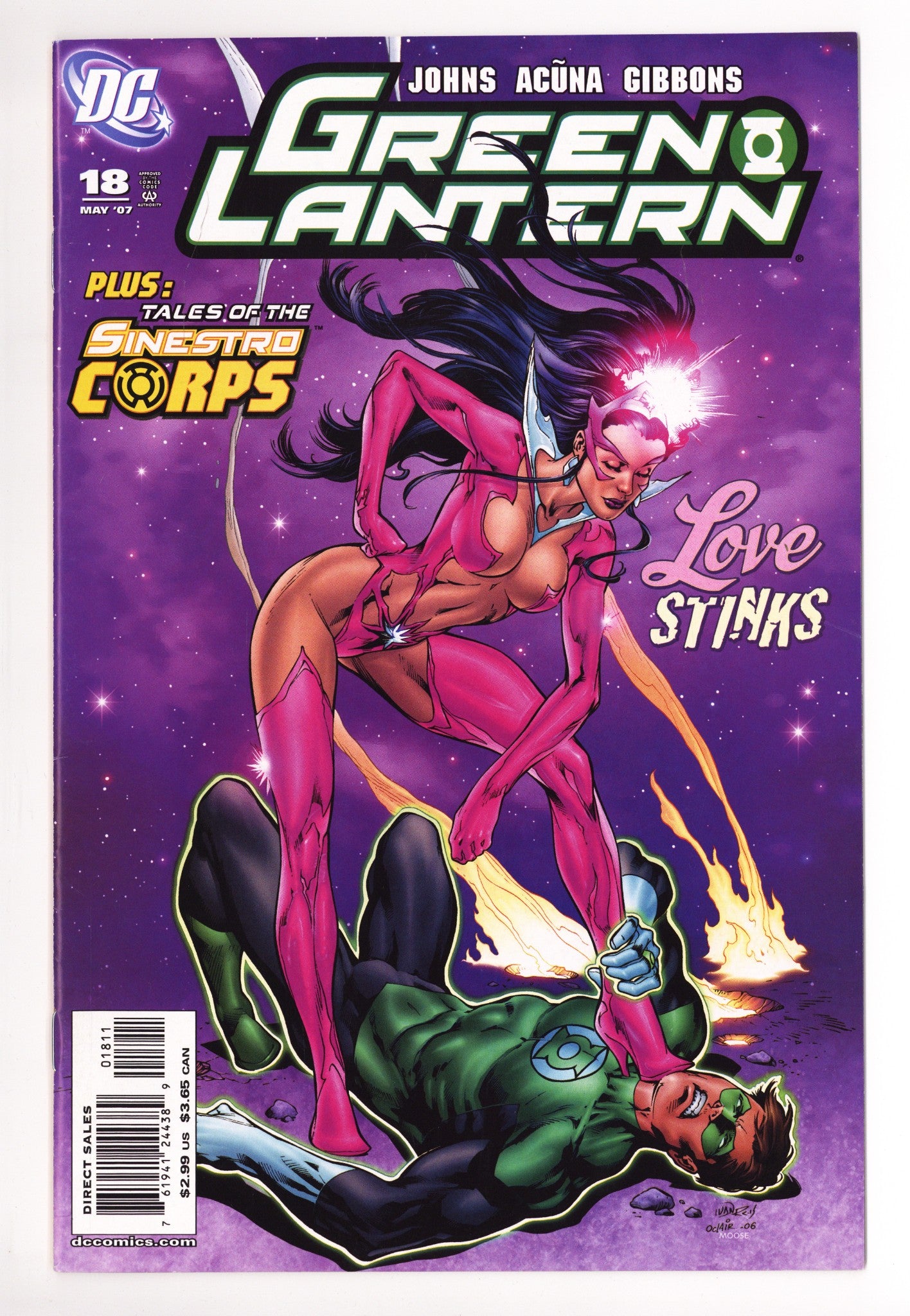Green Lantern Vol 4 18 VF- (7.5) (2007) 