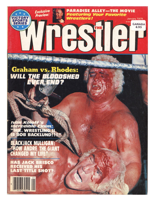 The Wrestler Magazine January Low Grade (1979)
