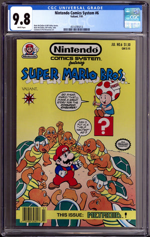 Nintendo Comics System   6 CGC 9.8 (NM/M)   (1991)