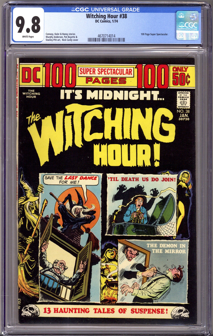 The Witching Hour Vol 1 38 CGC 9.8 (NM/M) (1974) 