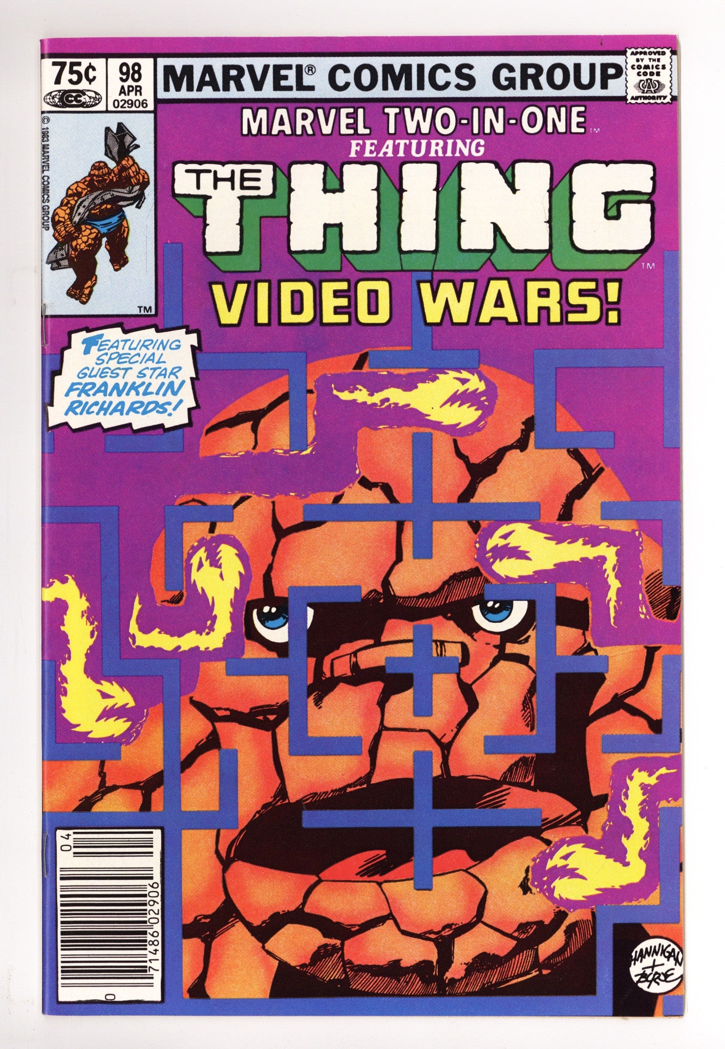 Marvel Two-in-One Vol 1 98 VF/NM (9.0) (1983) Canadian Price Variant 