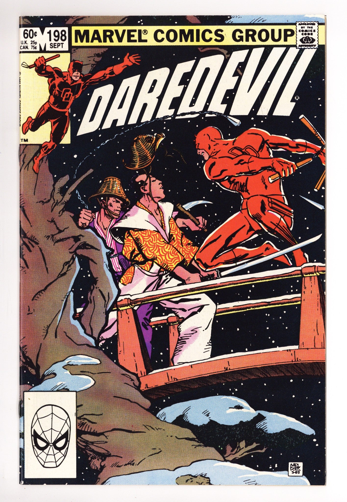 Daredevil Vol 1 198 Mid Grade (1983) 