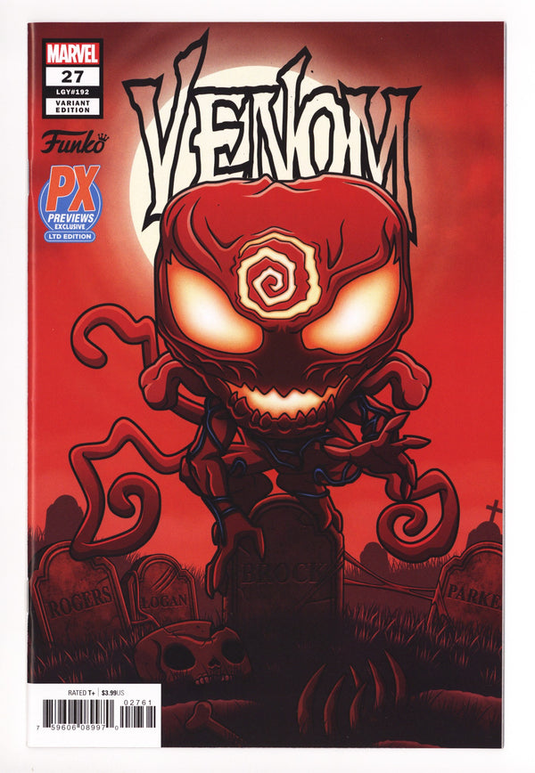 Venom Vol 4 27 (192) NM- (9.2) (2020) Gedeon Funko Exclusive Variant