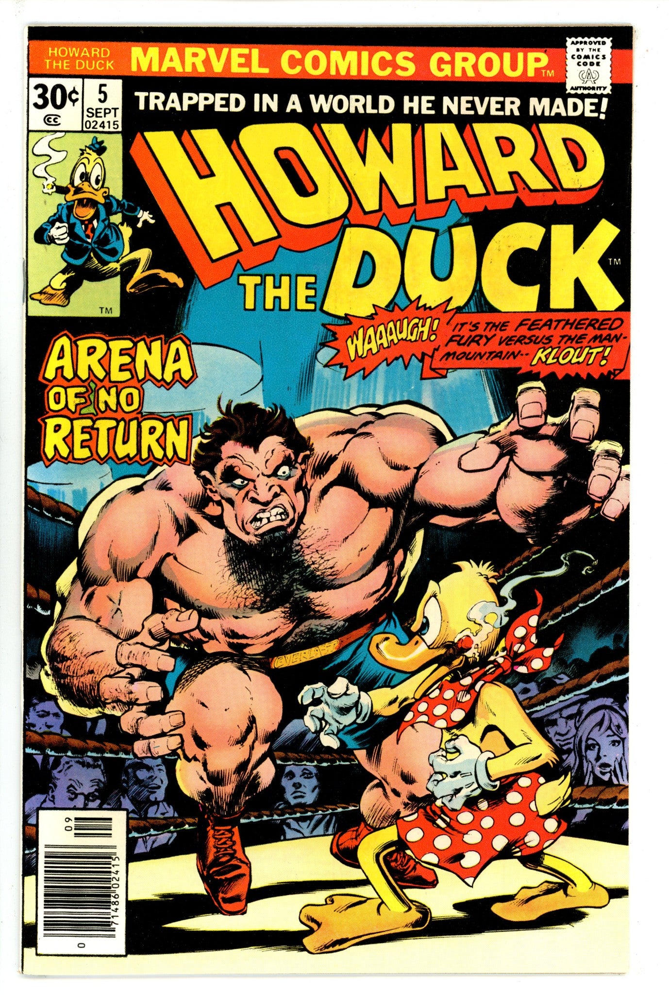 Howard the Duck Vol 1 5 VF (1976)