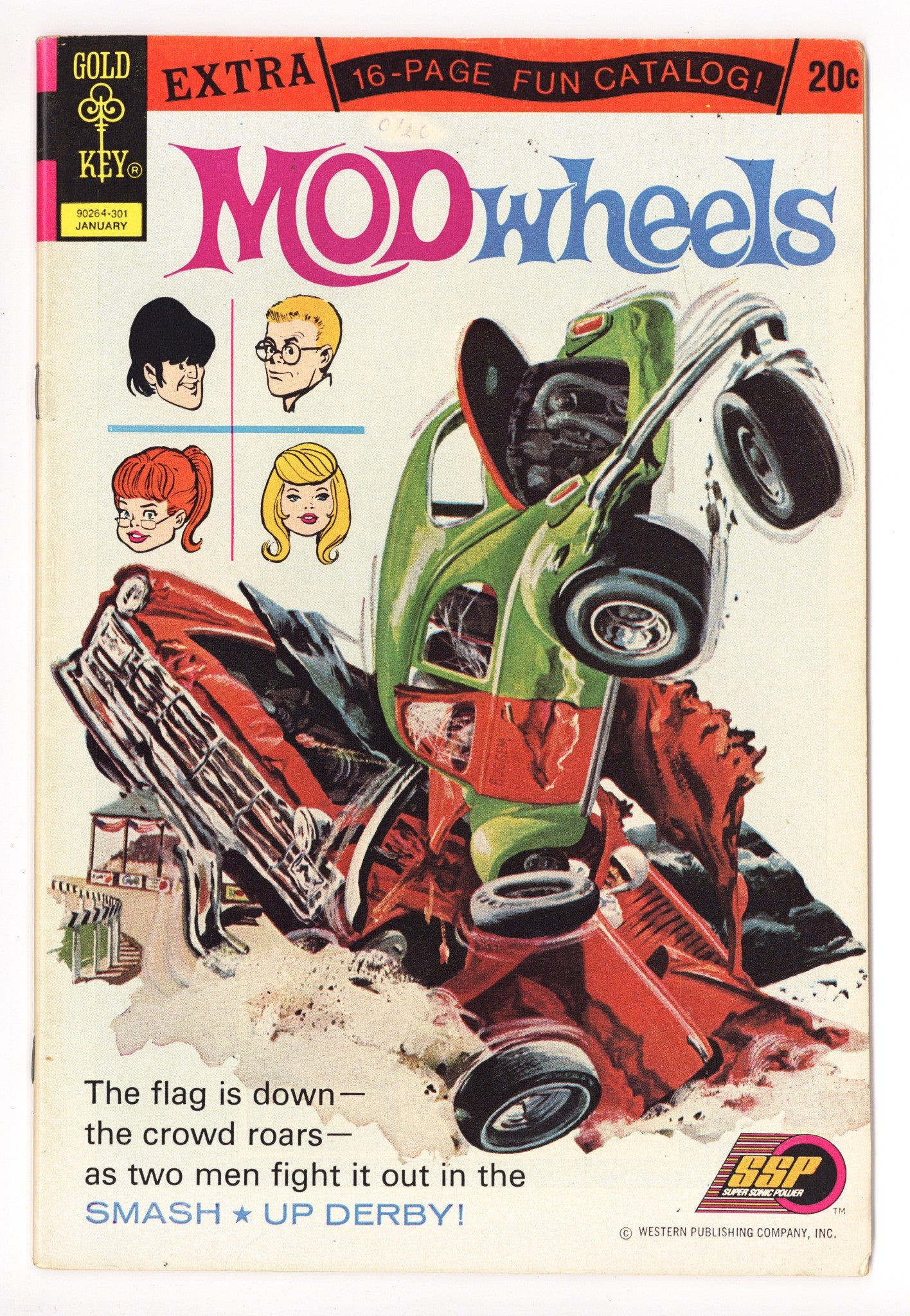 Mod Wheels 7 FN/VF (7.0) 20c Price Variant (1973) 