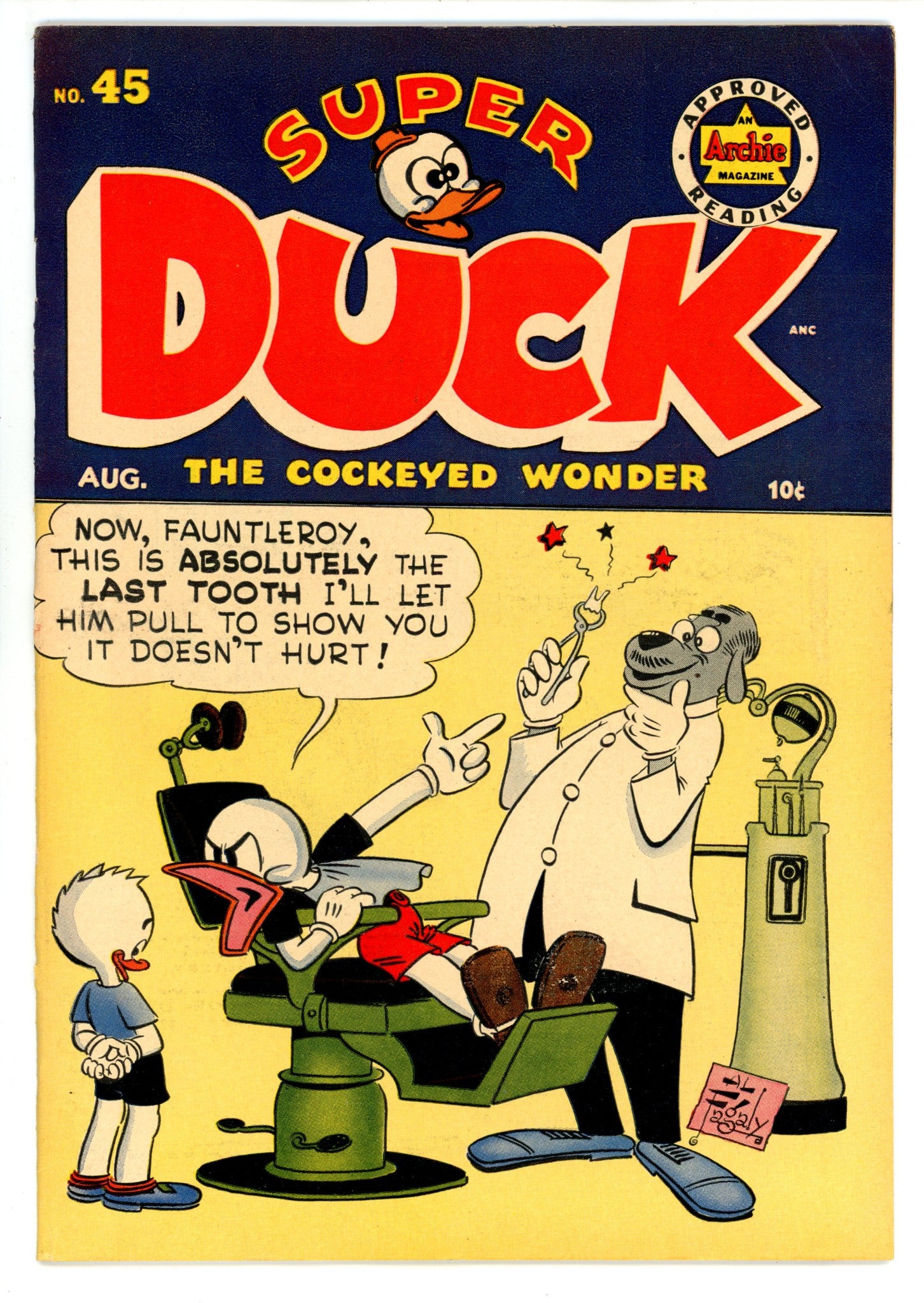 Super Duck Comics 45 VF- (7.5) (1952) 