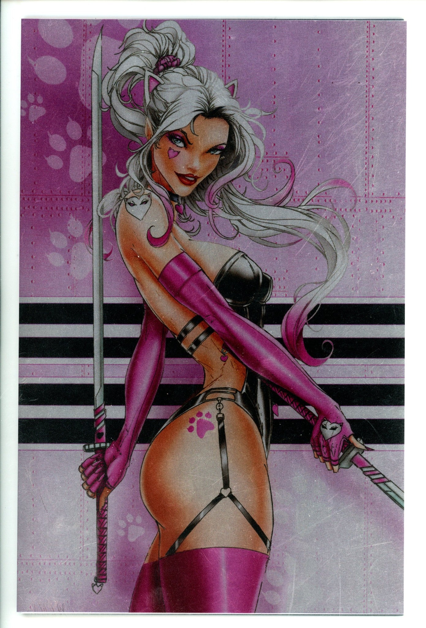 Miss Meow 1 NM- (9.2) Naughty /20 (2022) Tyndall Metal Exclusive Variant 
