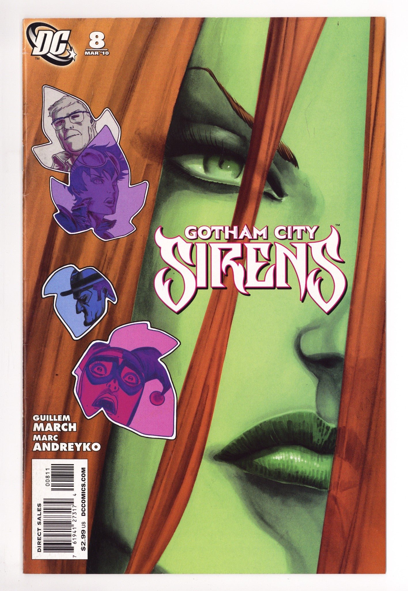 Gotham City Sirens Vol 1 8 Mid Grade (2010) 