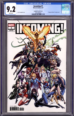 Incoming 1 CGC 9.2 (NM-) (2020) Campbell Incentive Variant