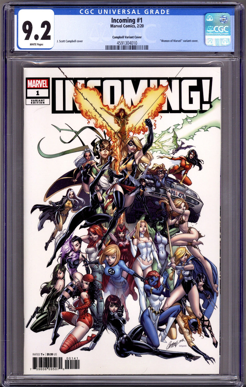 Incoming 1 CGC 9.2 (NM-) (2020) Campbell Incentive Variant 