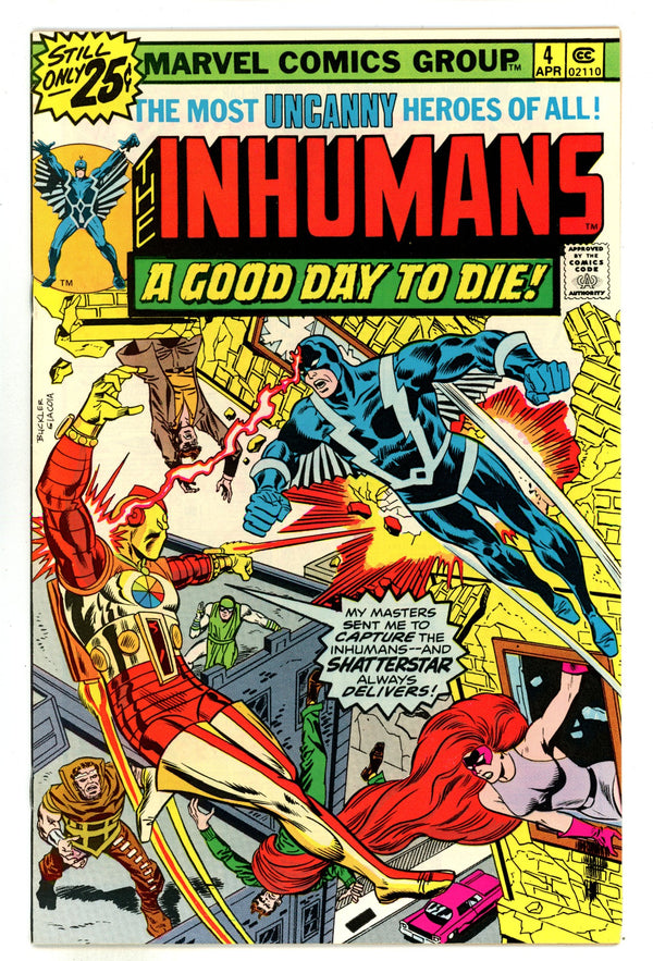 The Inhumans Vol 1 4 NM- (9.2) (1976)