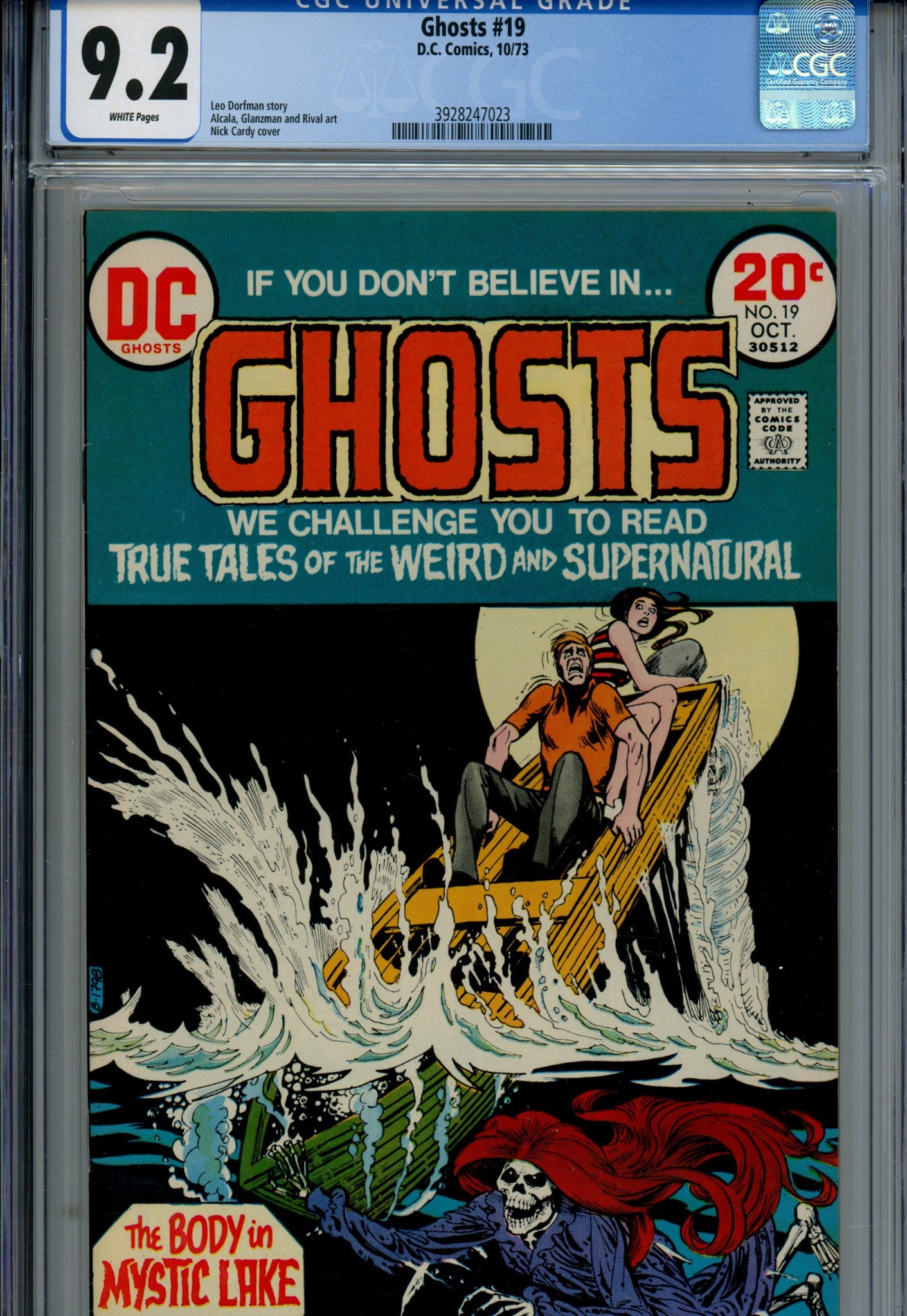 Ghosts 19 CGC 9.2 (NM-) (1973) 