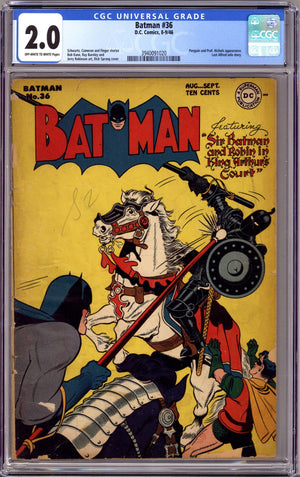 Batman Vol 1 36 CGC 2.0 (GD) (1946) 