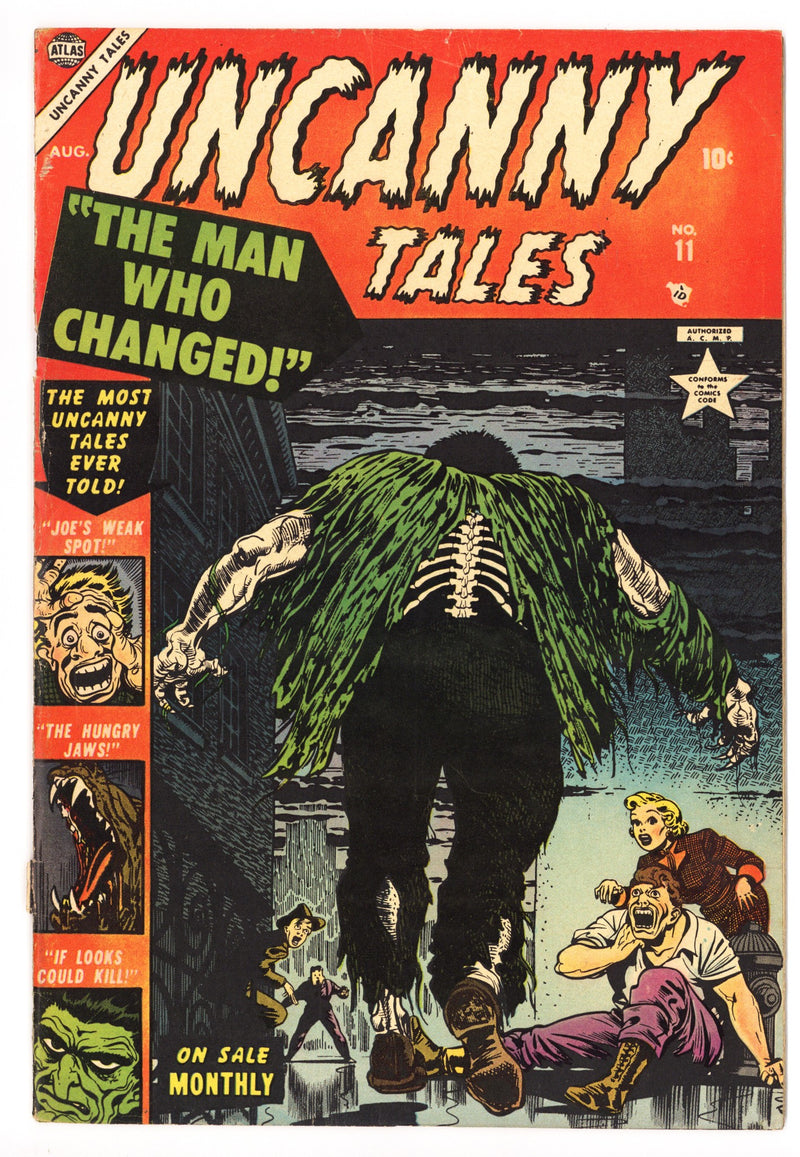 Uncanny Tales Vol 1 11 VG/FN (5.0) Bottom Staple Detached (1953) 