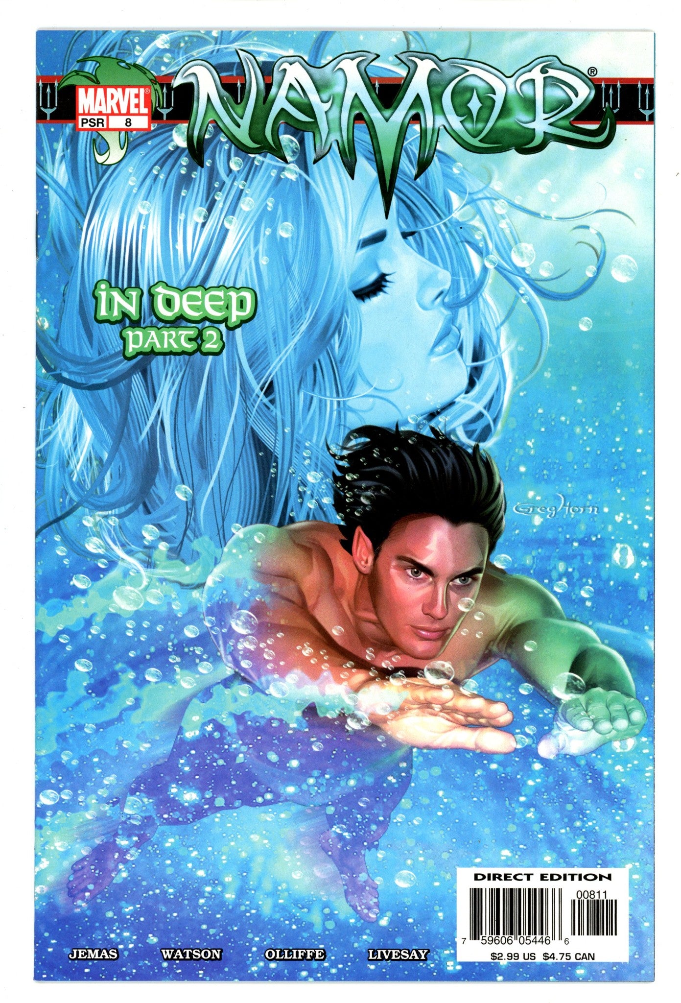 Namor Vol 1 8 High Grade (2003) 
