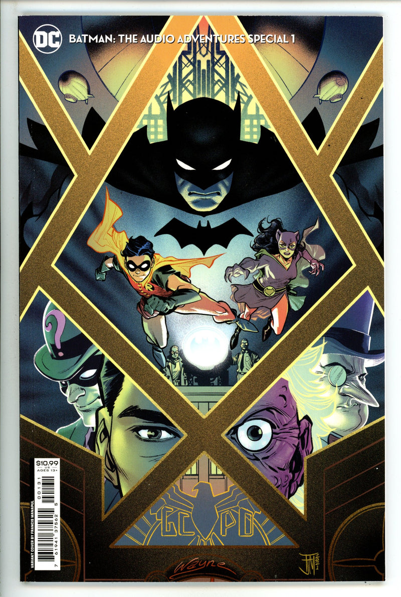 Batman: The Audio Adventures Special 1 High Grade (2021) Manapul Variant 