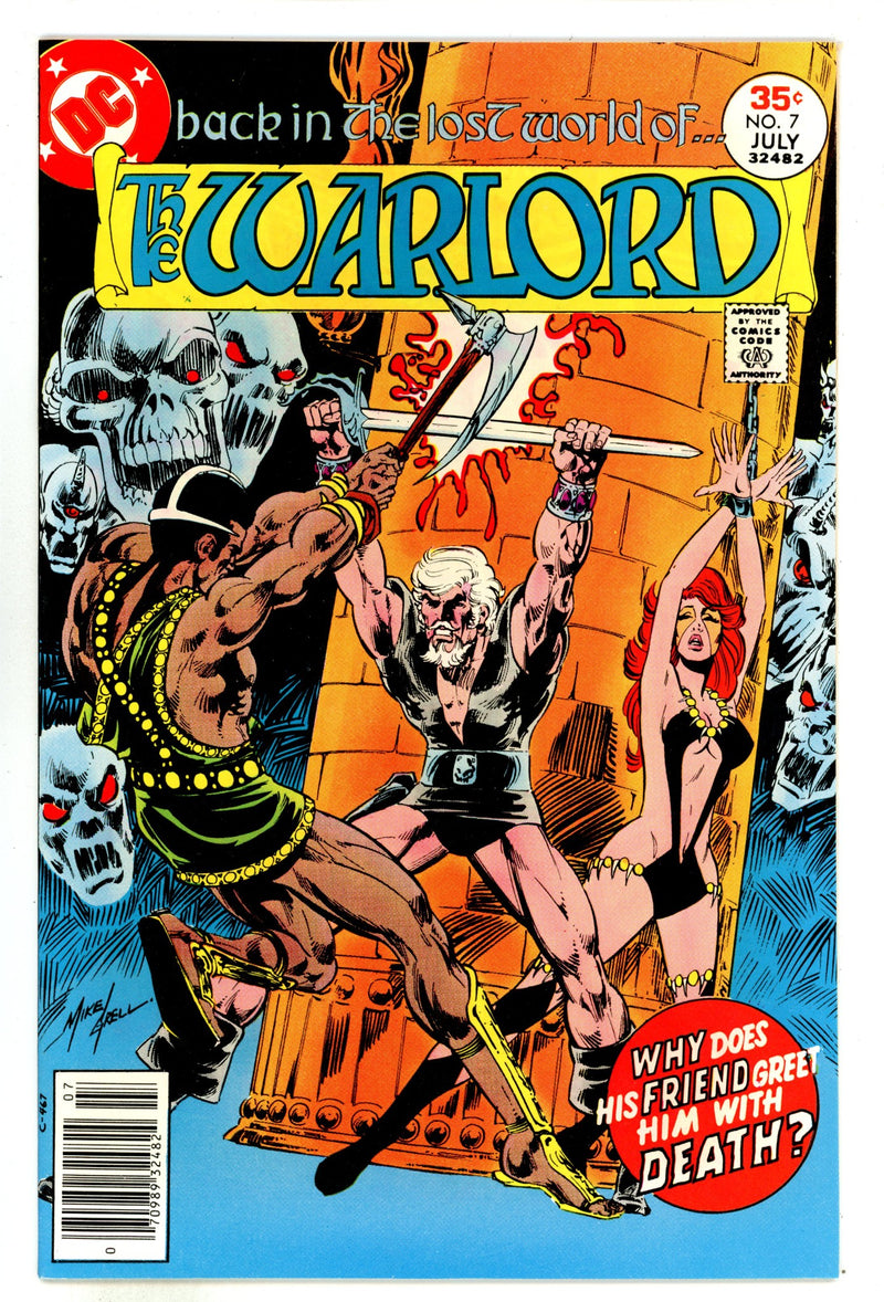 Warlord Vol 1 7 NM- (9.2) (1977) 