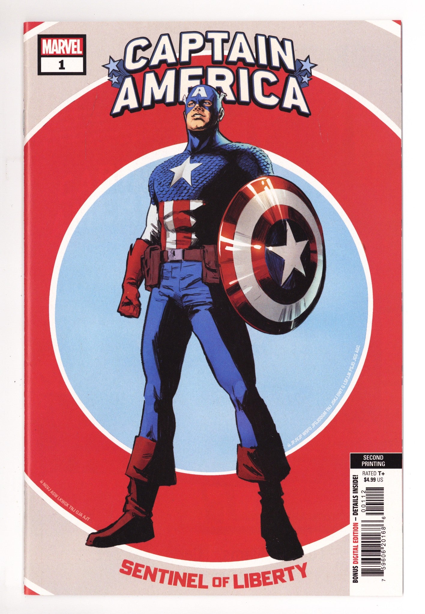 Captain America: Sentinel of Liberty Vol 2 1  High Grade   (2022)     2nd Print  