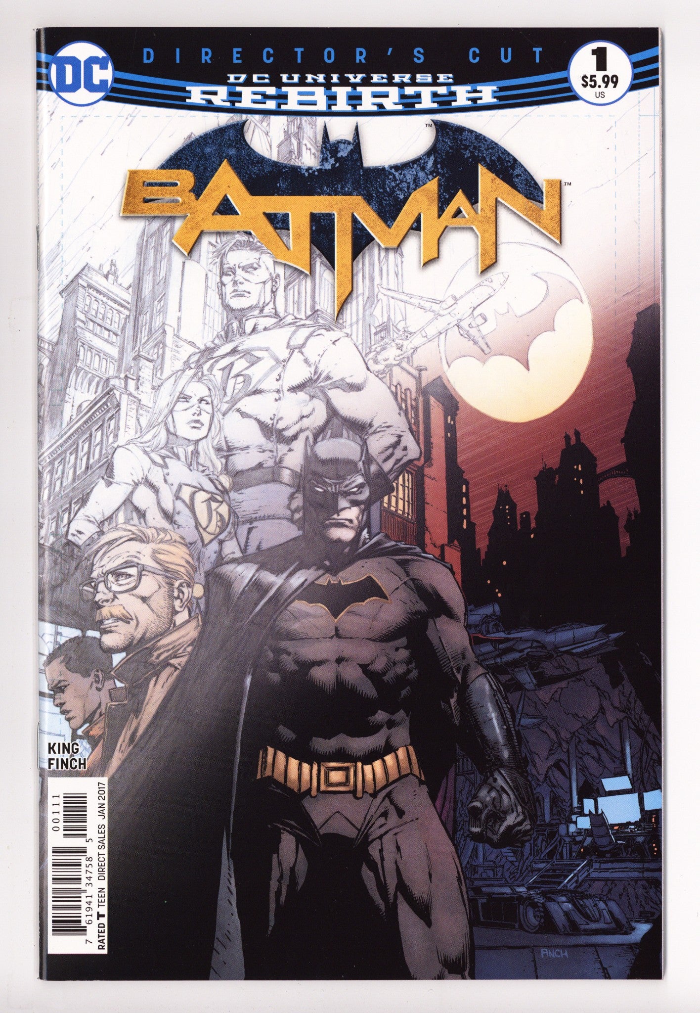 Batman #1 Director's Cut [nn] High Grade (2017) 