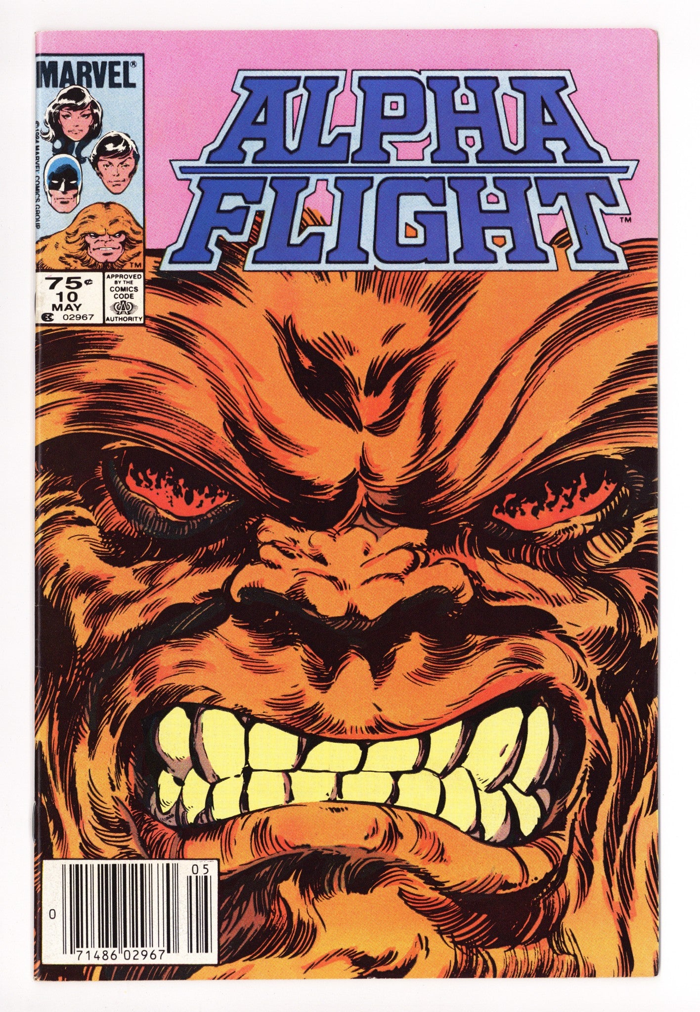 Alpha Flight Vol 1 10 FN/VF (7.0) (1984) Canadian Price Variant 