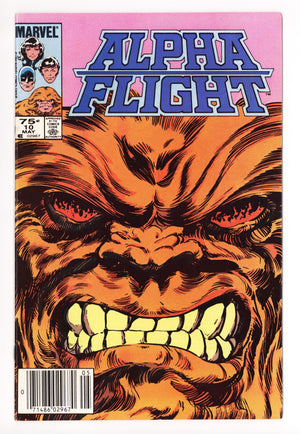 Alpha Flight Vol 1 10 FN/VF (7.0) (1984) Canadian Price Variant