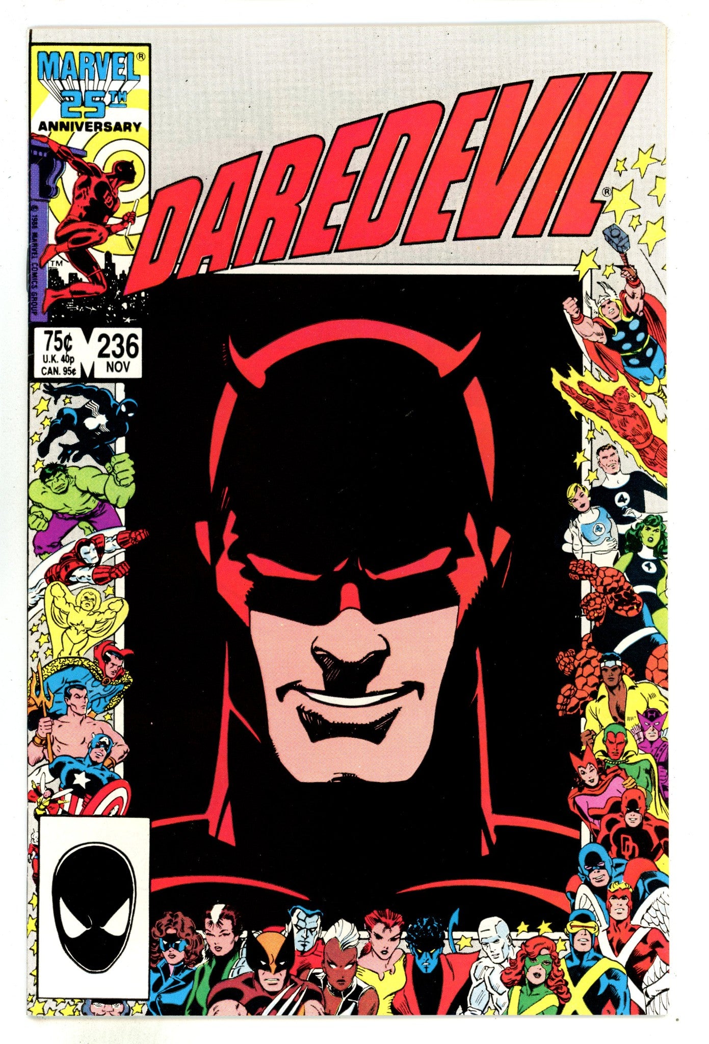 Daredevil Vol 1 236 VF- (7.5) (1986) 