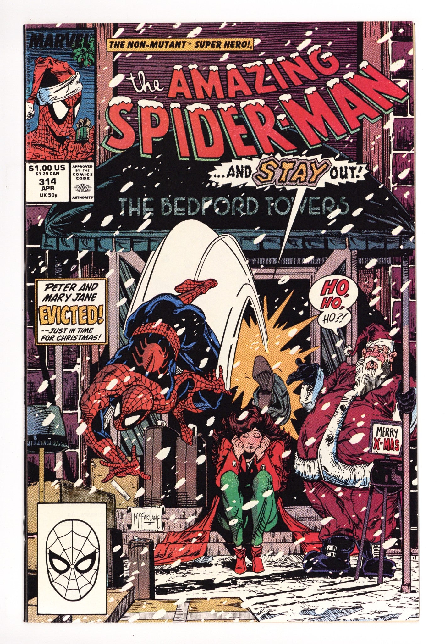 The Amazing Spider-Man Vol 1 314 NM- (9.2) (1989) 
