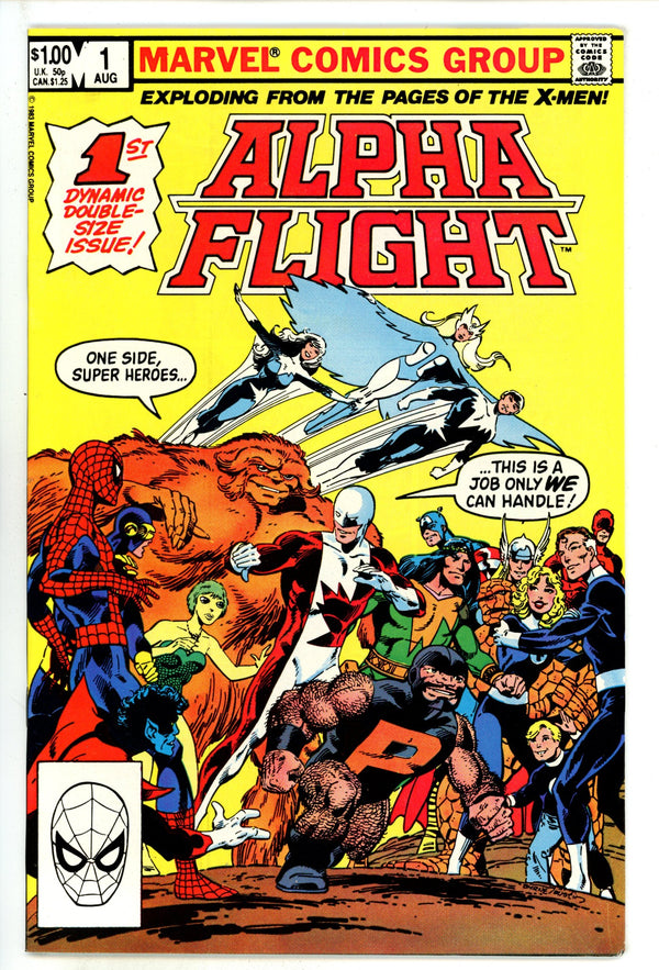 Alpha Flight Vol 1 1 VF+ (8.5) (1983)