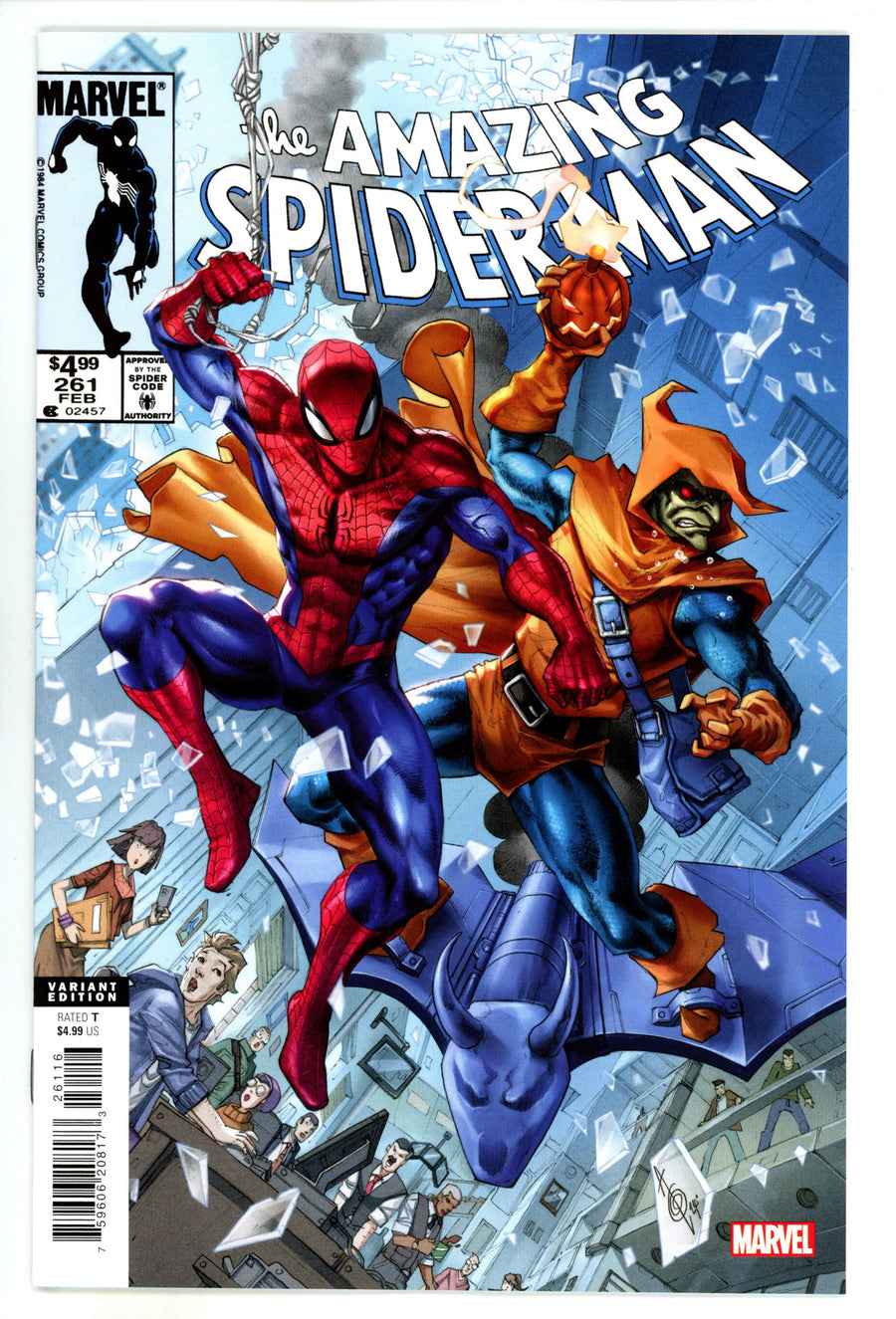 The Amazing Spider-Man Vol 1 261 Quah Facsimile Incentive Variant NM- (2024)