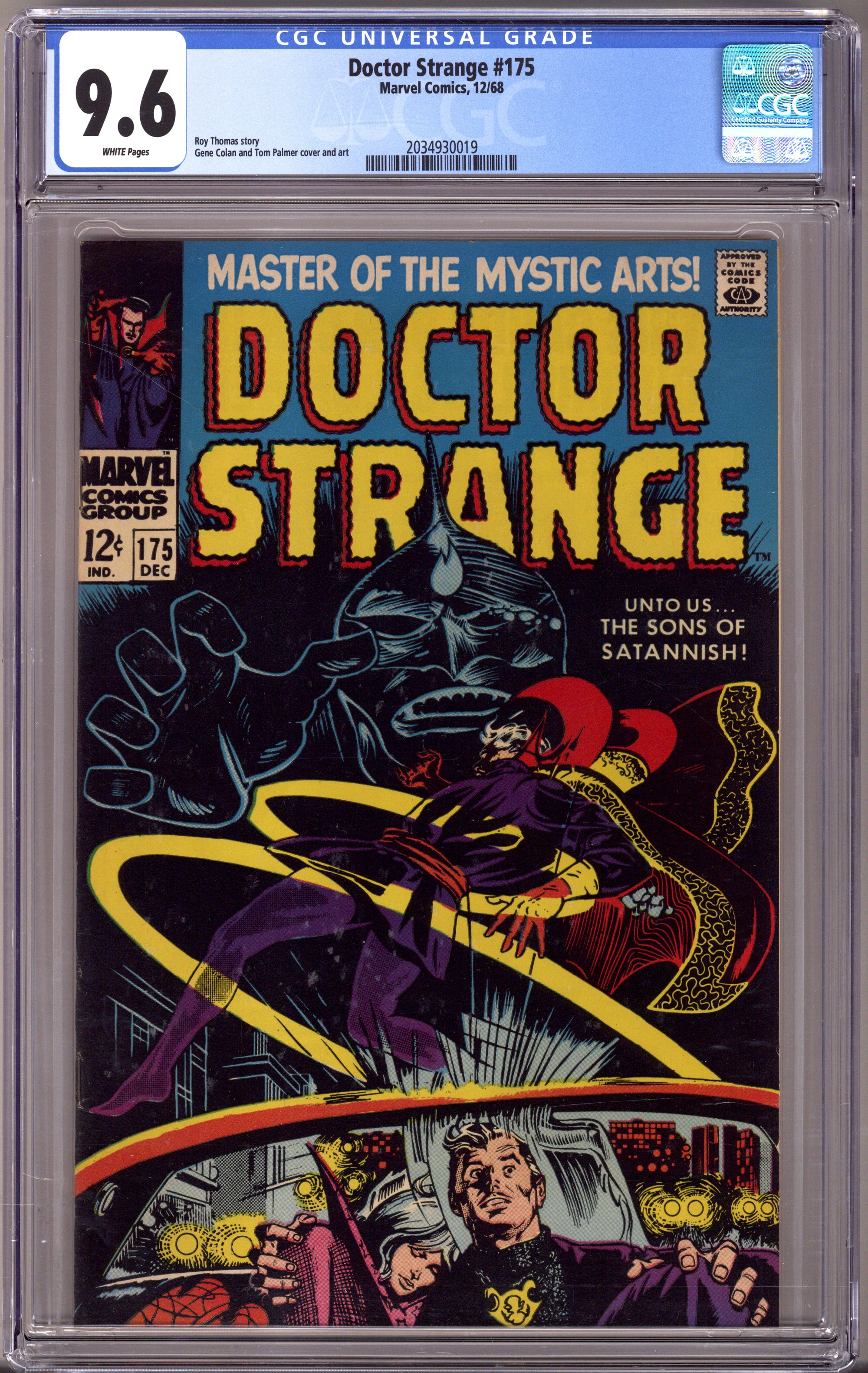 Doctor Strange Vol 1 175 CGC 9.6 (NM+) (1968) 
