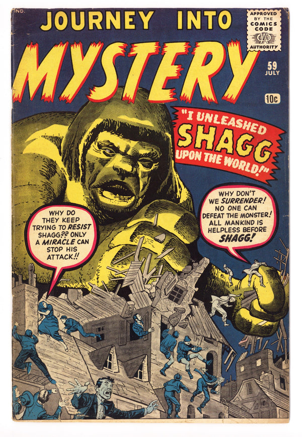 Journey into Mystery Vol 1 59 FN- (5.5) (1960)
