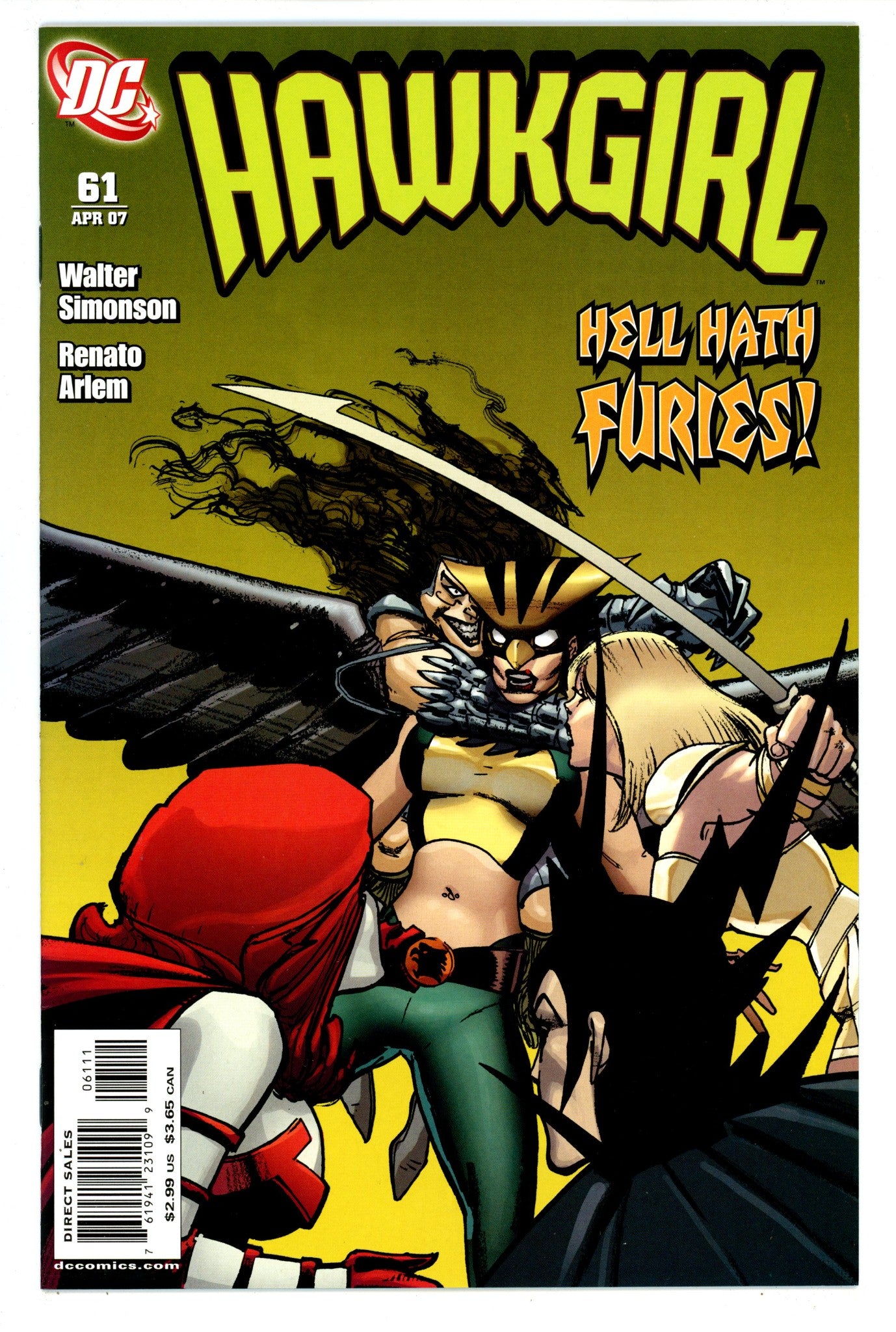 Hawkgirl Vol 1 61 High Grade (2007) 