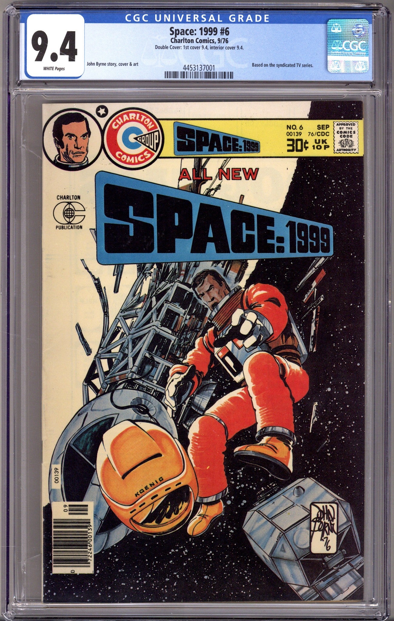 Space: 1999 6 CGC 9.4 (NM) Double Cover (1976) 