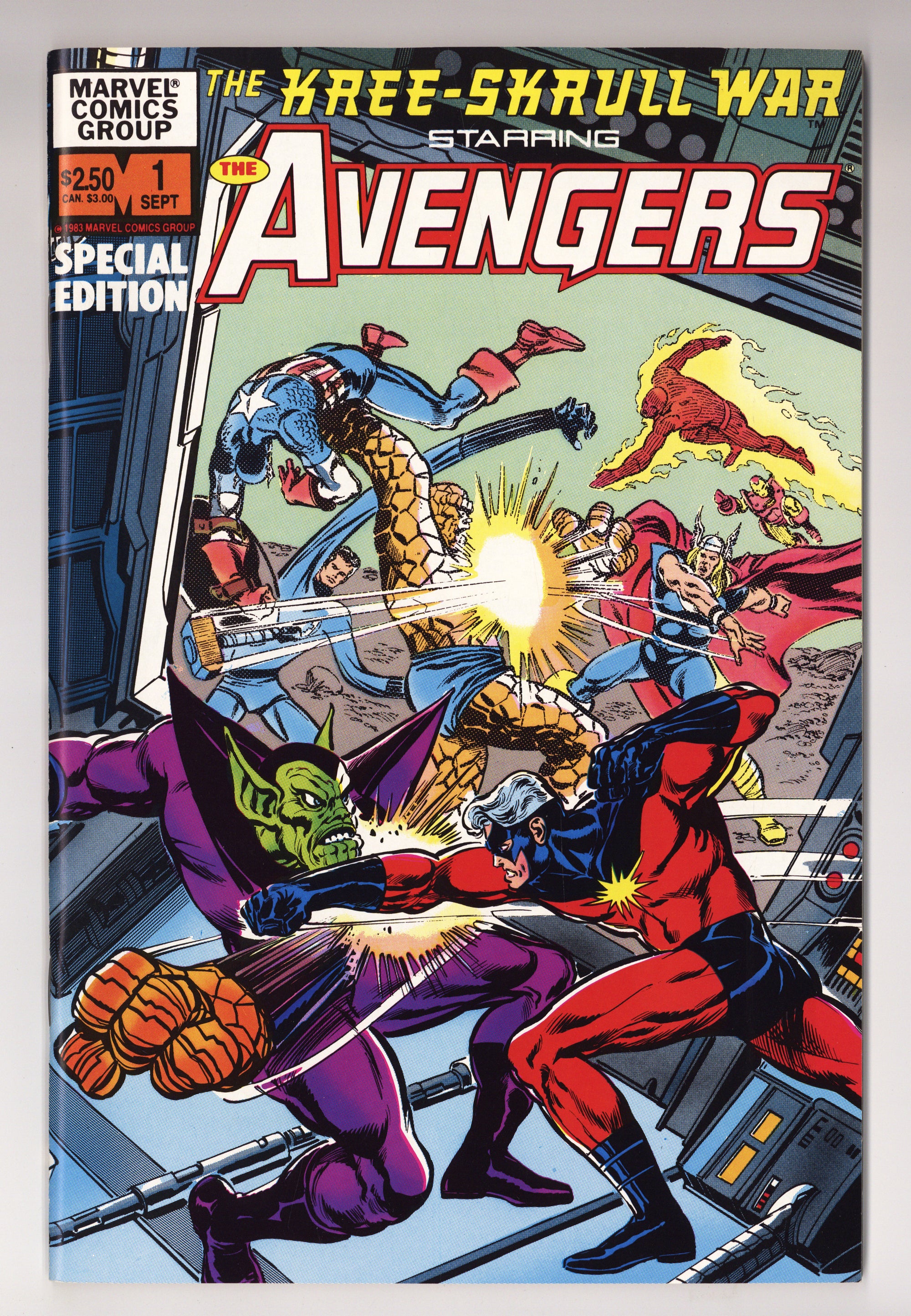 The Kree-Skrull War Starring the Avengers 1 High Grade (1983) 