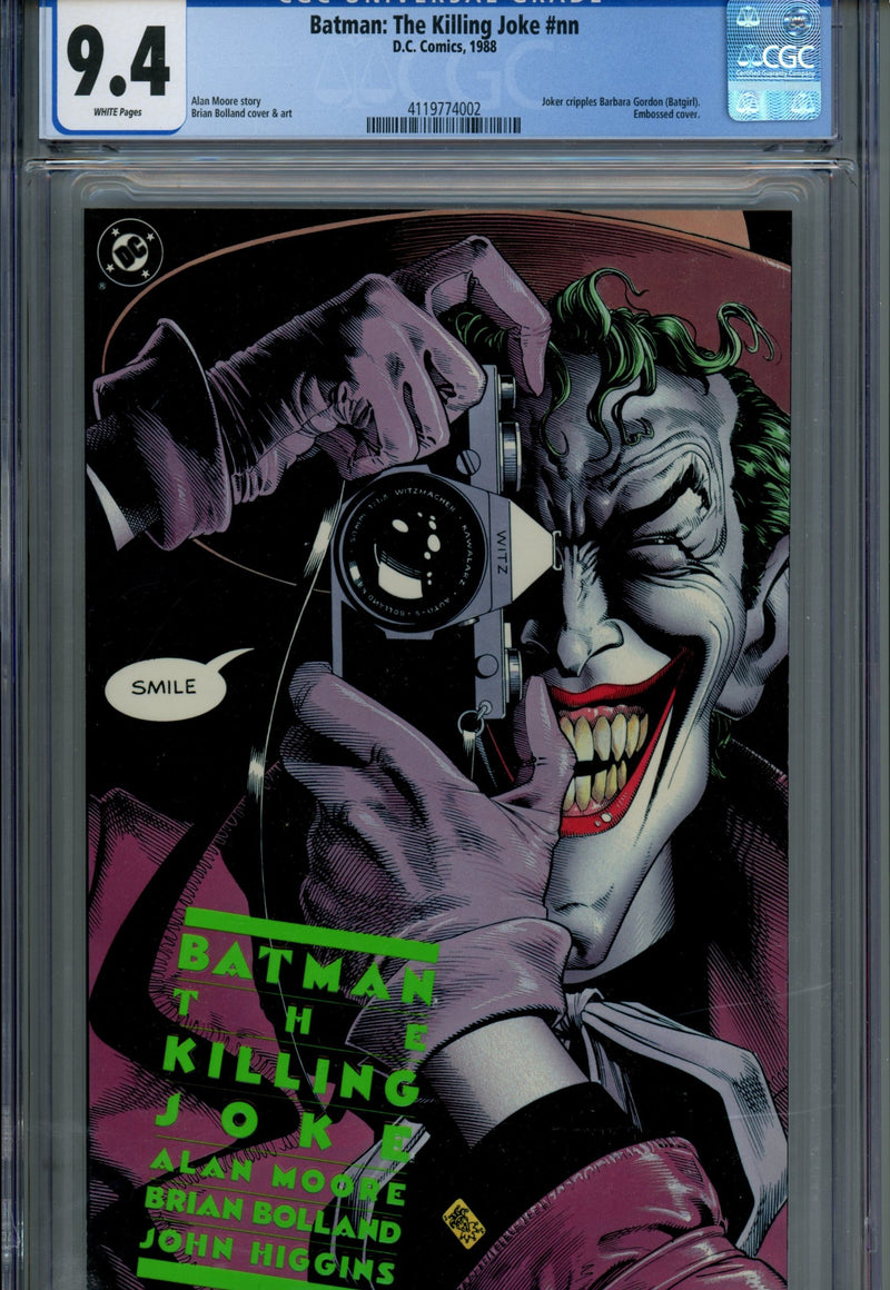 Batman: The Killing Joke [nn] CGC 9.4 (NM) (1988) 