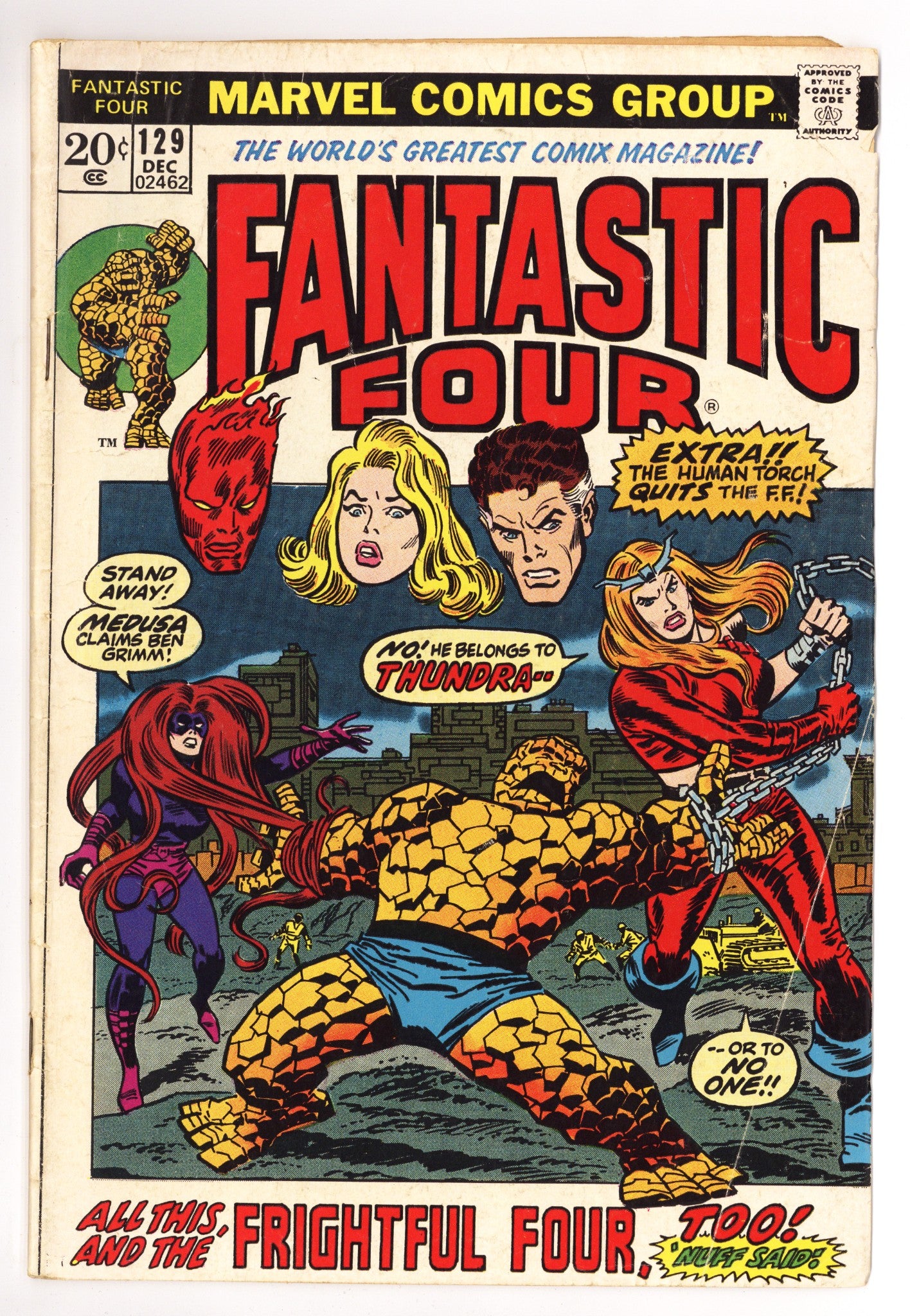 Fantastic Four Vol 1 129 GD/VG (3.0) (1972) 