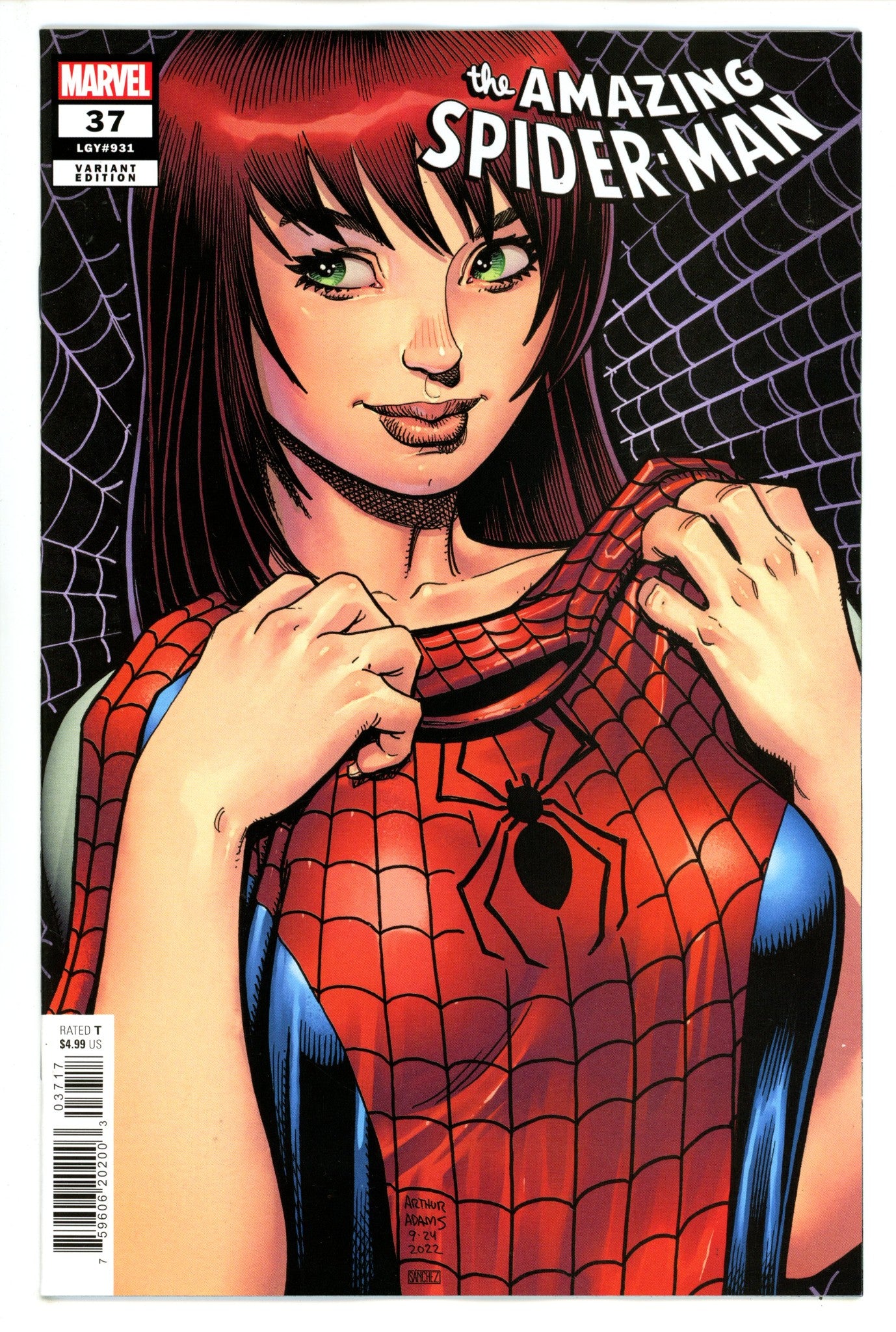 Amazing Spider-Man Vol 6 37 Adams Incentive Variant VF/NM (2023)